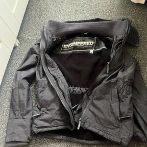 Superdry Charcoal Zip-Up Jacket
